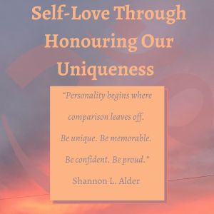 “Personality begins where comparison leaves off. Be unique. Be memorable. Be confident. Be proud.” ― Shannon L. Alder