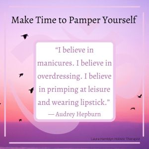 “I believe in manicures. I believe in overdressing. I believe in primping at leisure and wearing lipstick.” — Audrey Hepburn