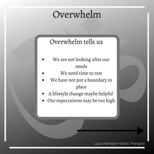 overwhelm tells us