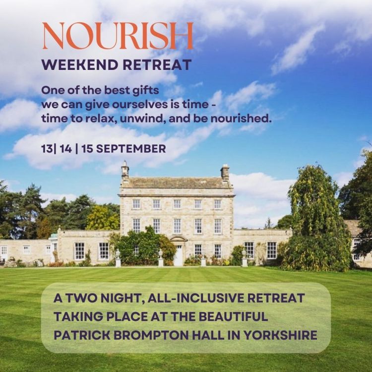 Patrick Brompton hall retreat flyer header