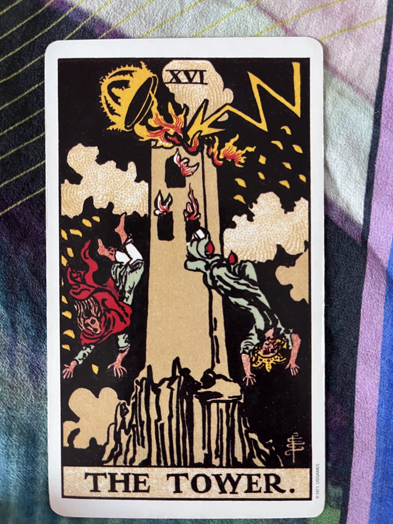 The tower major arcana